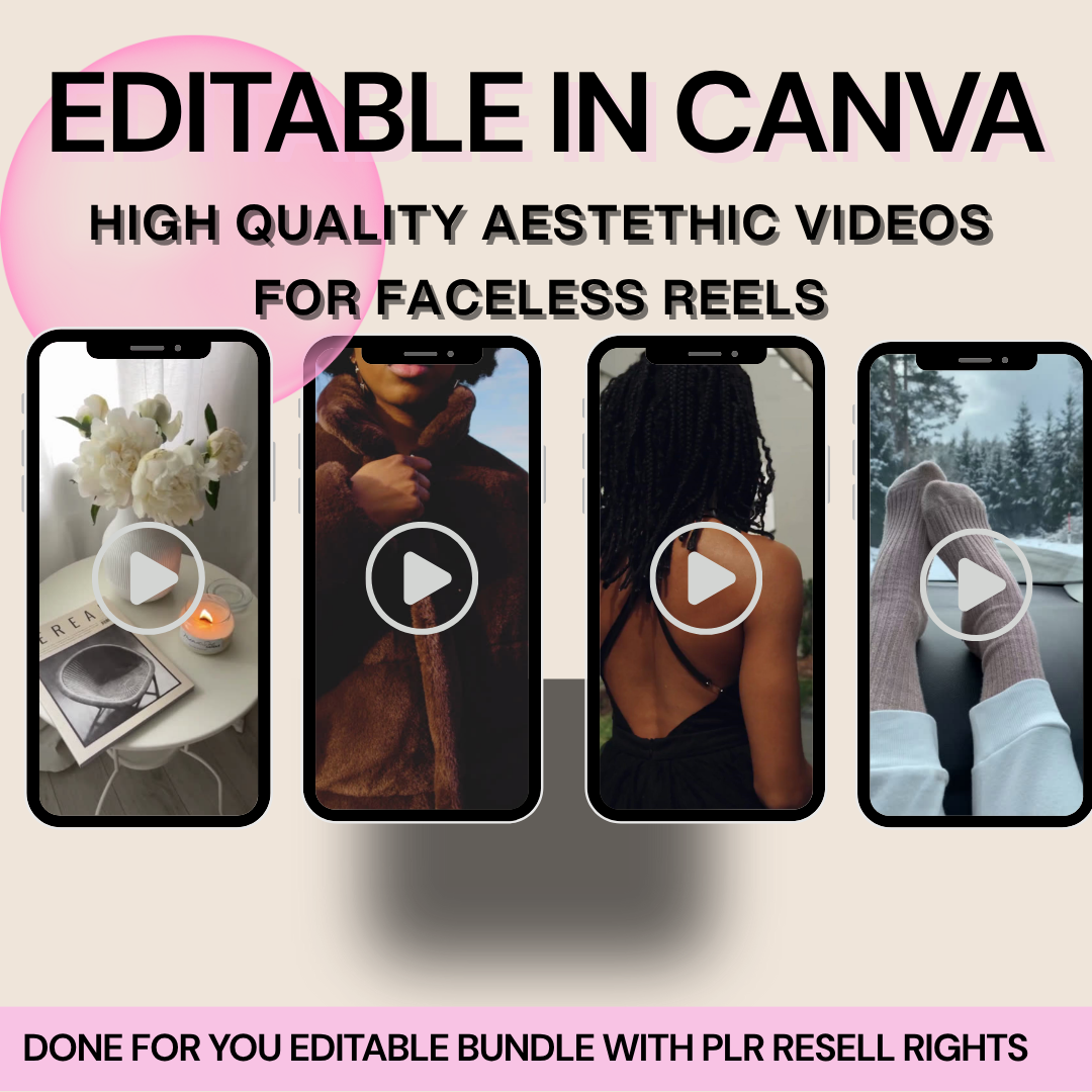 1750+ Faceless Videos Posts Reels