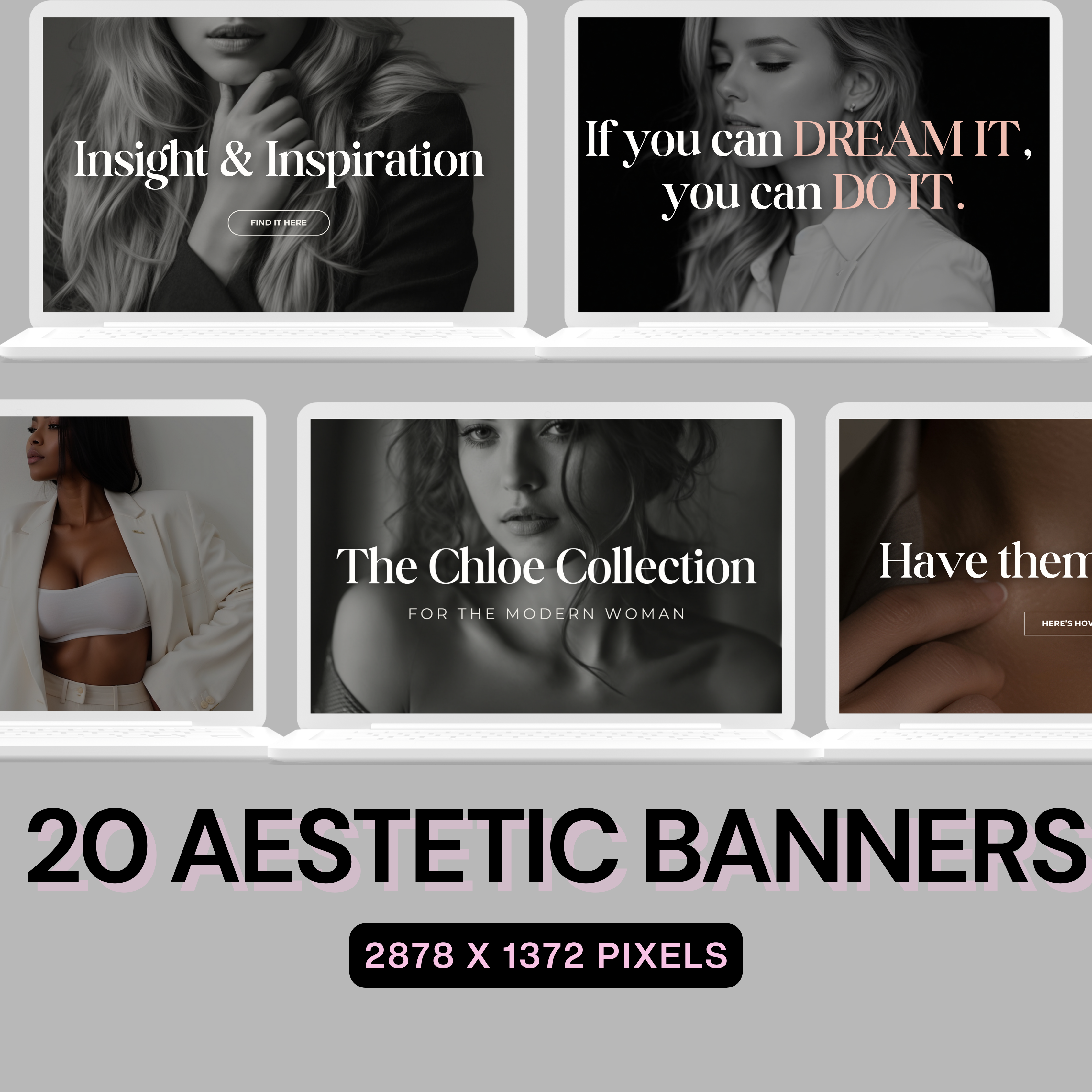 20 Aesthetic Banners for Websites, Blogs, Social Media