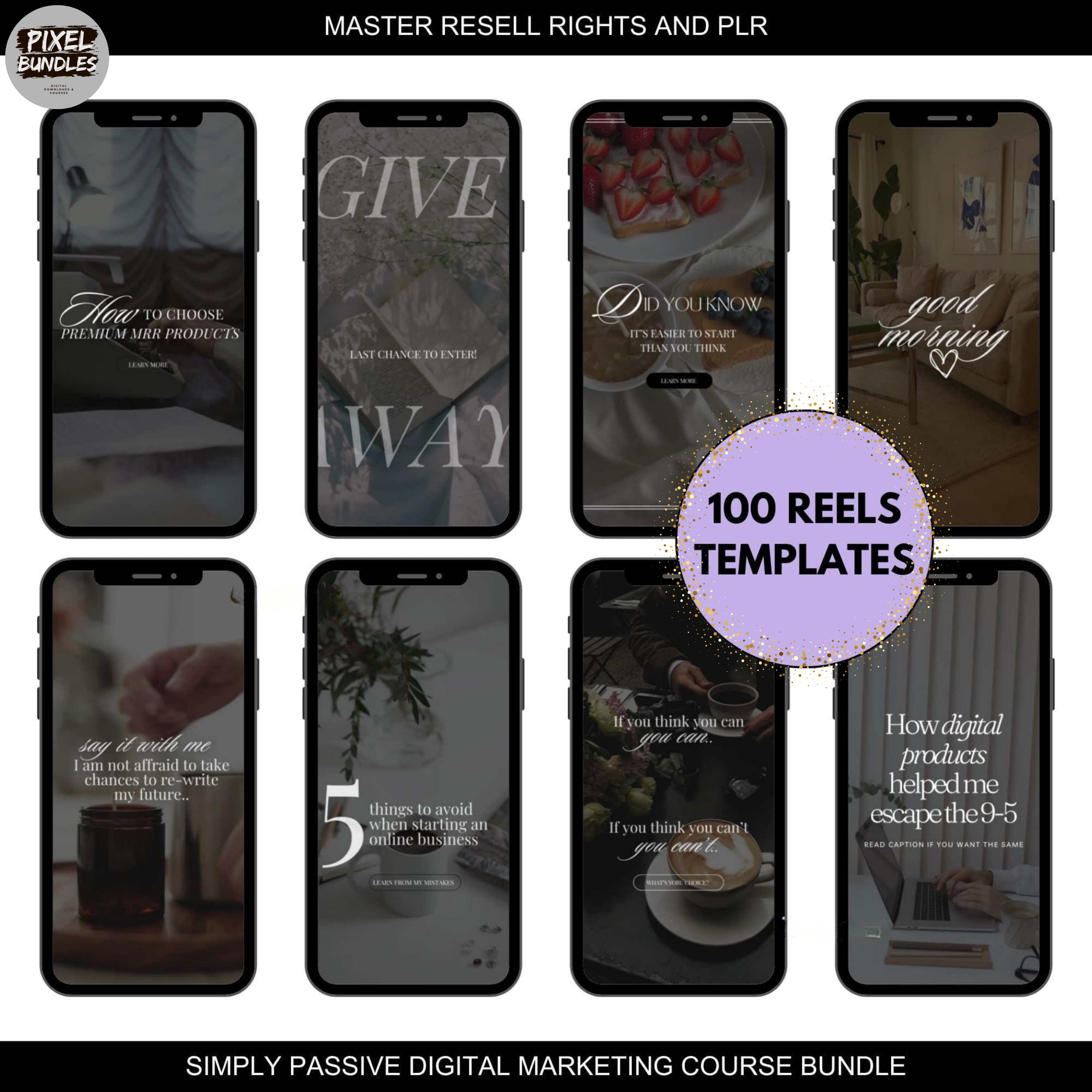 Simply Passive Digital Marketing Course with MRR & PLR