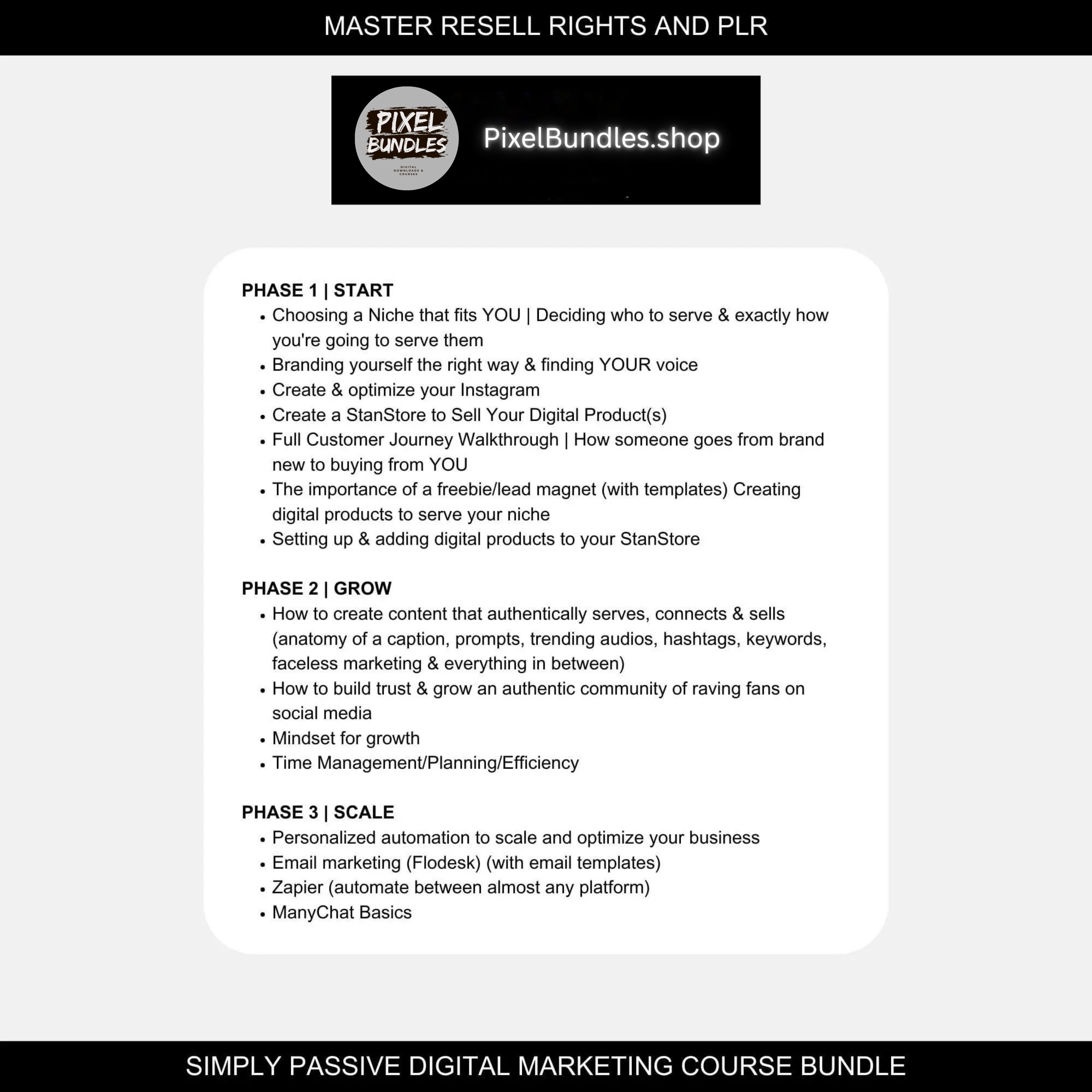 Simply Passive Digital Marketing Course with MRR & PLR