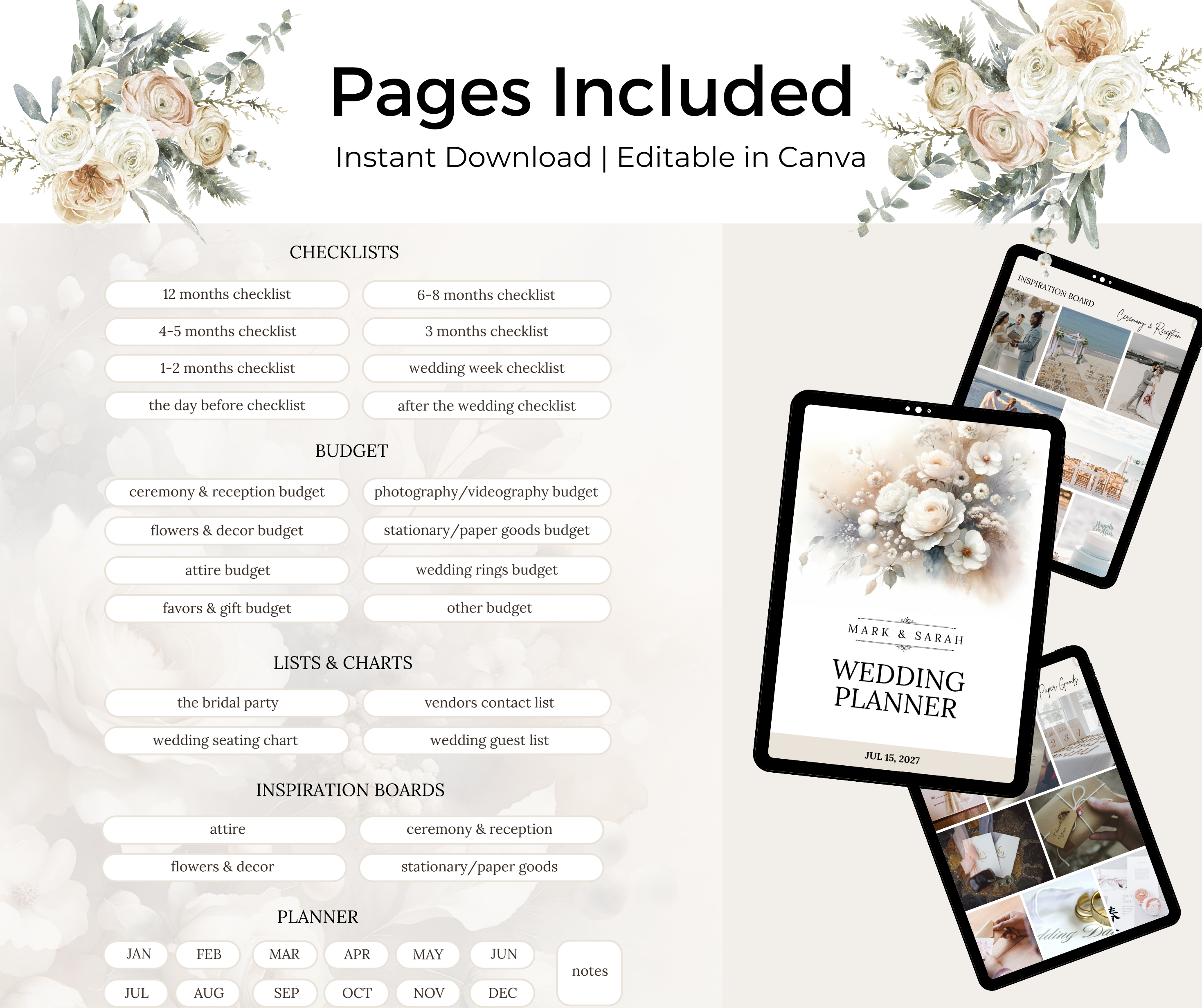 Wedding Digital Planner